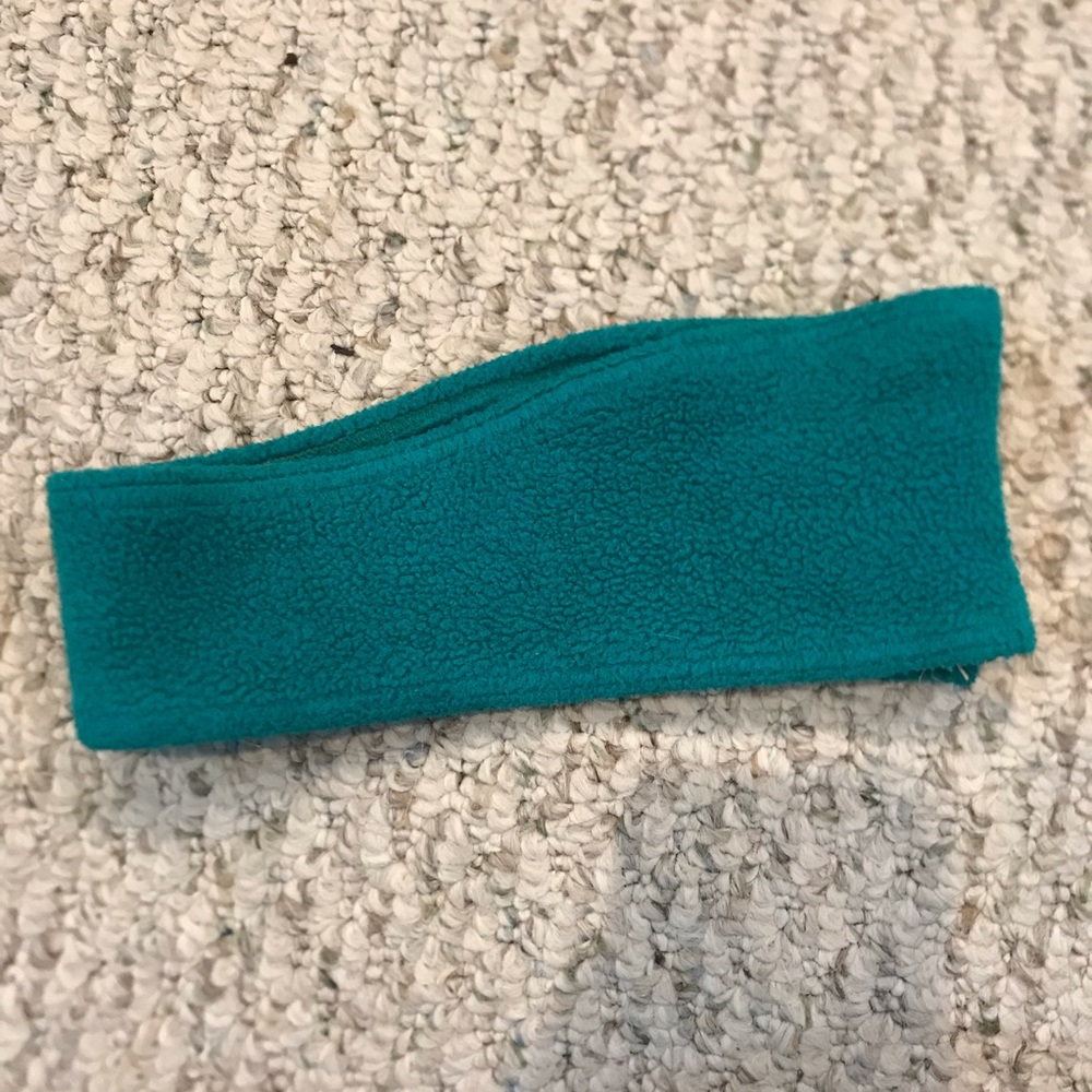 Teal ear warmer head band